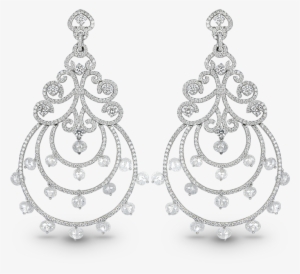Description - Chandelier Diamond Earrings