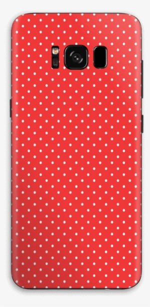 Red And White Dots - Polka Dot