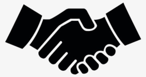 Business Partners - Two Hands Shaking Vector