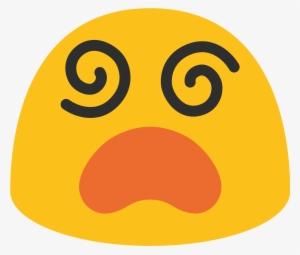 Have You Ever Used This Emoticon To Show Astonished - Android Dizzy Emoji