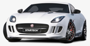 White Startech Jaguar F Type Coupe Sports Car Png Image - Jaguar F Type Lumma