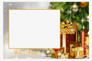 Moldura Para Foto Cartão De Natal Em Png - Christmas Tree Hd