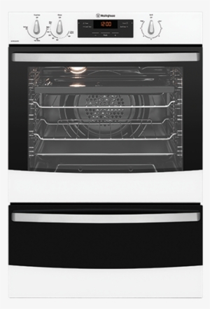 White Fan Forced Oven Separate Grill - Westinghouse Wve614wa Electric Built-in Oven