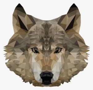 Svg Stock Low Poly Design Cnc Image Lowpolywolfheadzpsdfpng - Wolf Head With Transparent Background