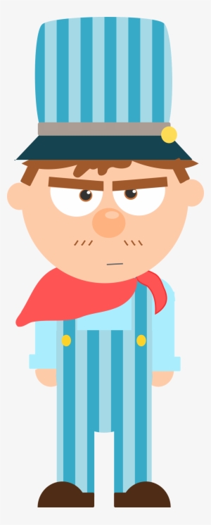 Svg Free Stock Engineer Cartoon Big Image Png - Train Conductor Clipart Png