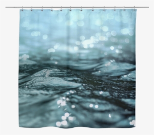 Water Waves Shower Curtain - Written River By Jason Kirkey 9780997592719 (paperback)