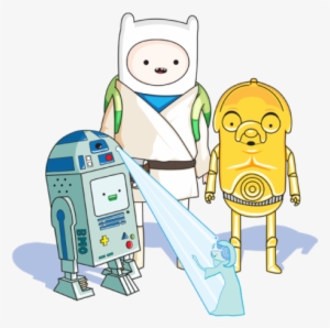 Adventure Time Illustration Star Wars Luke Skywalker - Finn Star Wars Adventure Time