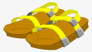 Yellow Piwi Sandals - Thumbnail
