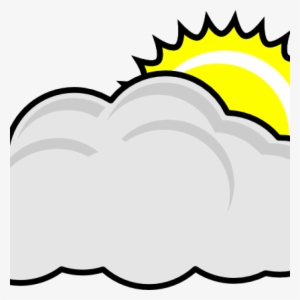 Sunshine Clipart Cloudy - Clip Art