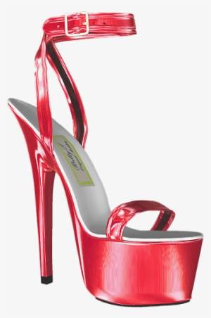 Red Female Sandals Png Clipart - High Heel Sandals Png