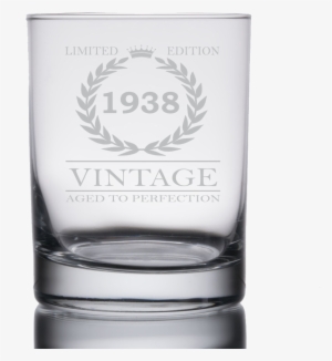 Birthday Year Engraving Heavy Base - Birthday Whiskey Glasses