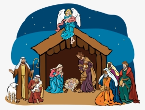 Nativity Clipart Baby Jesus Manger - Nativity Clipart