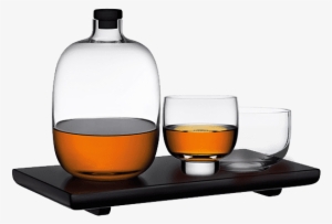 Malt Whiskey Set - Nude Glass Whiskey Decanter Set