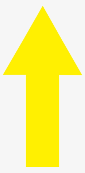 Yellow Arrow Up - Yellow Arrow Pointing Up