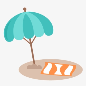 Beach Umbrella Svg Cut File Free Svg Cuts Summer Svgs - Beach Emoji Transparent Background