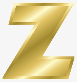 Letter, Z, Lowercase, Alphabet, Abc, Gold, Gradient - Huruf Z Png