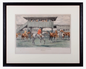 Edward King American Horse Show Lithograph On Chairish
