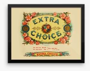 Extra Choice Vintage Ad - Extra Choice Special Rectangle Sticker