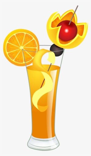 Drink Clipart Beach Drink - Juice Glass Clipart Png