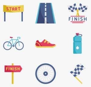 Road Bicycle Racing - Race Start Icon