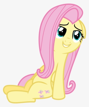 Fluttershy Pinkie Pie Twilight Sparkle Pony Pink Nose - Mlp Fluttershy Sitting