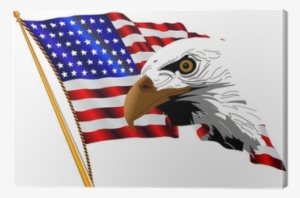 American Flag And Eagle Clipart