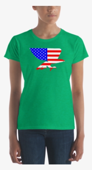 American Flag Eagle Women's T-shirt - T-shirt