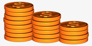 Coins,coin Pile,stack - Pila De Monedas Png