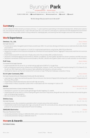 Résumé - Résumé - Template