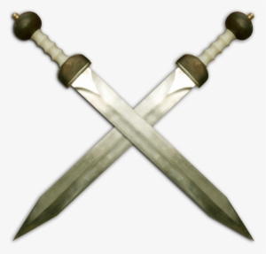 Crossed Gladius Clipart Gladius Gladiator Sword - Crossed Gladius