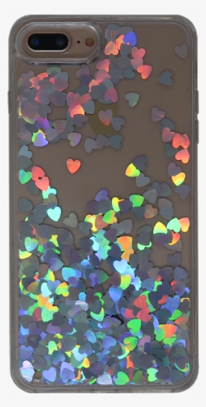 Floating Holo Hearts - Mobile Phone Case