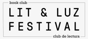 Litluz Bookclub Lockup Updated - Black-and-white