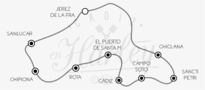 Mapa Costa De La Luz En Harley - Costa Del Luz Ruta