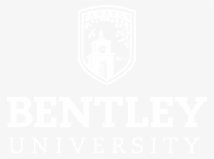 Reverse Logo, Vertical, Stacked - Bentley University Logo Vector