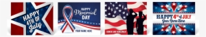4th Of July Postcards - Law Enforcement Officers Saluting American Flag Art