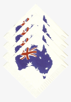 Australian Flag Luncheon Napkins Pack Of