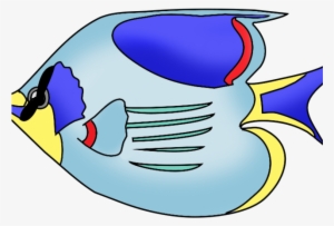 Tropical Fish Clipart Fush - Colored Fish Drawing