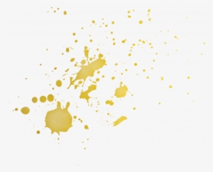 Gold Splatter Png - Gold Paint Splatter Transparent