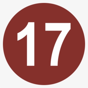 17 - - Numero 17 En Png