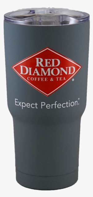 Grey Soft Touch Hot And Cold Tumbler - Red Diamond Tea