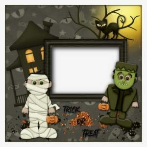 Cadre Halloween / Qp, Marco Png / Halloween Frame - Cartoon