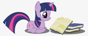 Felix-kot, Book, Cute, Female, Pony, Prone, Reading, - Twilight Sparkle