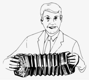 Musical Instruments Drawing Concertina Accordion Music - Draw People Playing Instruments