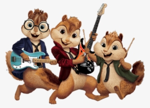 Alvin And The Chipmunks Playing Music Png - Alvin And The Chipmunks Singing