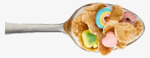 Chocolate Spoonful Of Lucky Charms Frosted Flakes - Lucky Charms Frosted Flakes