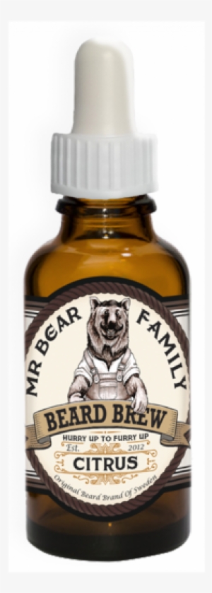 Aceite Para Barba "mr Bear Family Beard Brew Citrus" - Mr Bear Family Beard Brew Citrus 30 Ml - Beard Oil