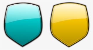 Shiny Gold Shield Free Images - Shield Transparent Vector