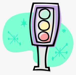 Vector Illustration Of Traffic Light Signals Or Stop - Royalty Payment