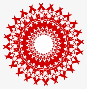 Red Mandala Design Png