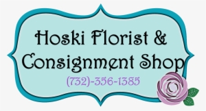 Hoski Florist & Consignments Shop - Love Christmas Square Car Magnet 3" X 3"